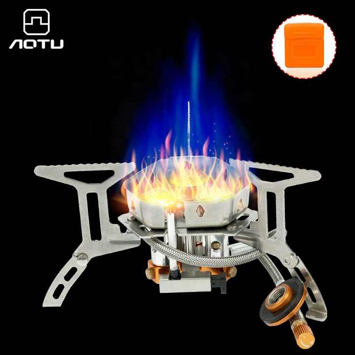 Portable 3 Burner Outdoor Picnic Gas Stove, Suitable for 