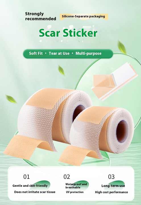 Reusable Silicone Scar Sheet Scar Repair Sticker for 