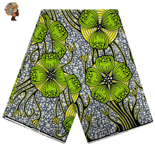 Cotton African Wax Printed 