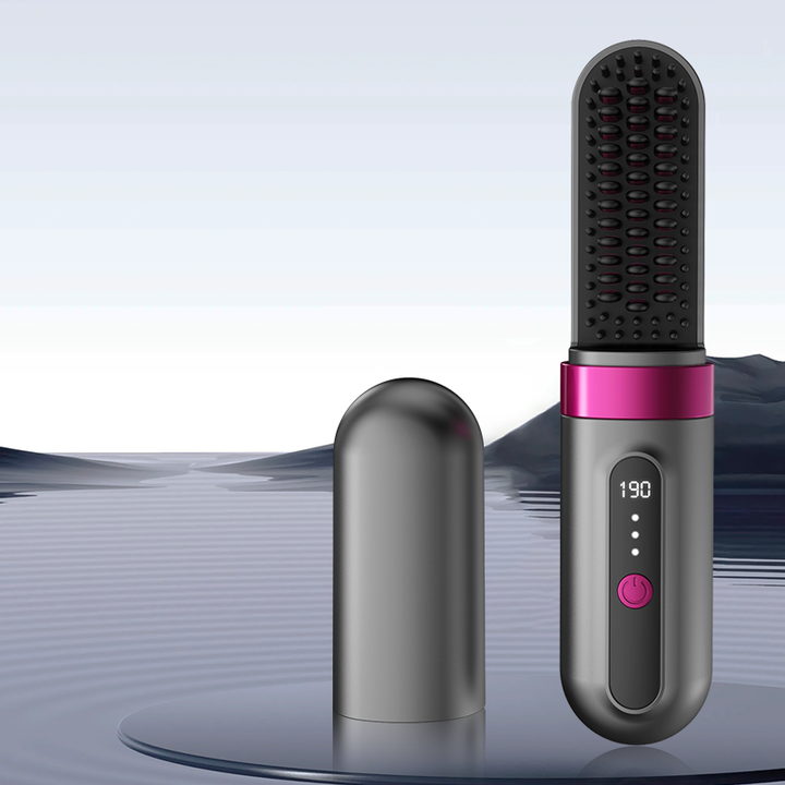 Customizable Wireless Hair Straightener Portable. 