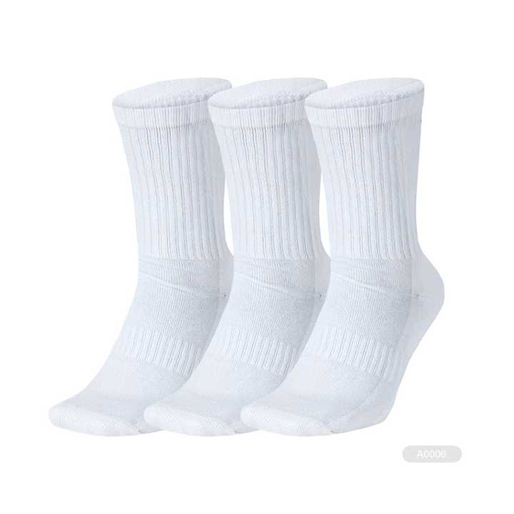 JD-A094 Tennis Socks Men's Sports Socks Tennis Tennis Socks White 