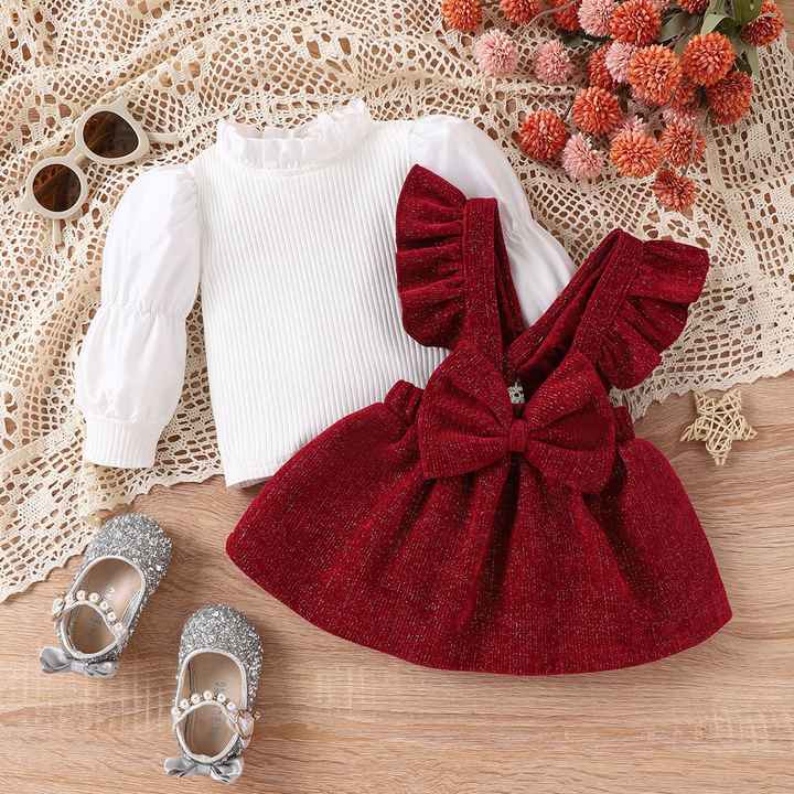 Christmas Wear Fall Baby Clothes-Girls Winter Clothes Set 