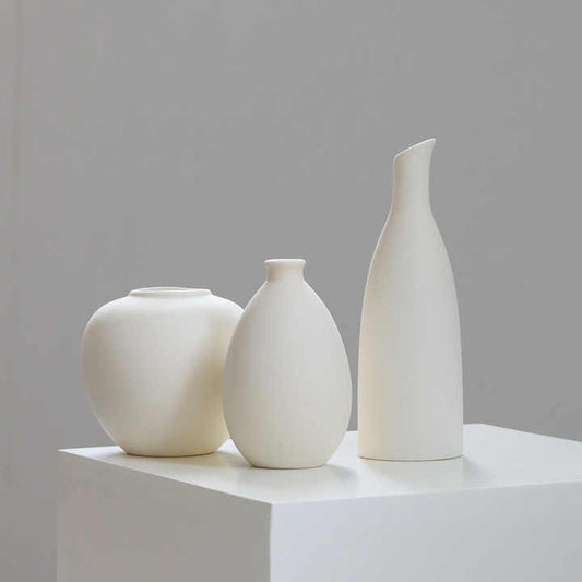Handmade Ceramic Vase - Nordic Creative Simple Ceramic 