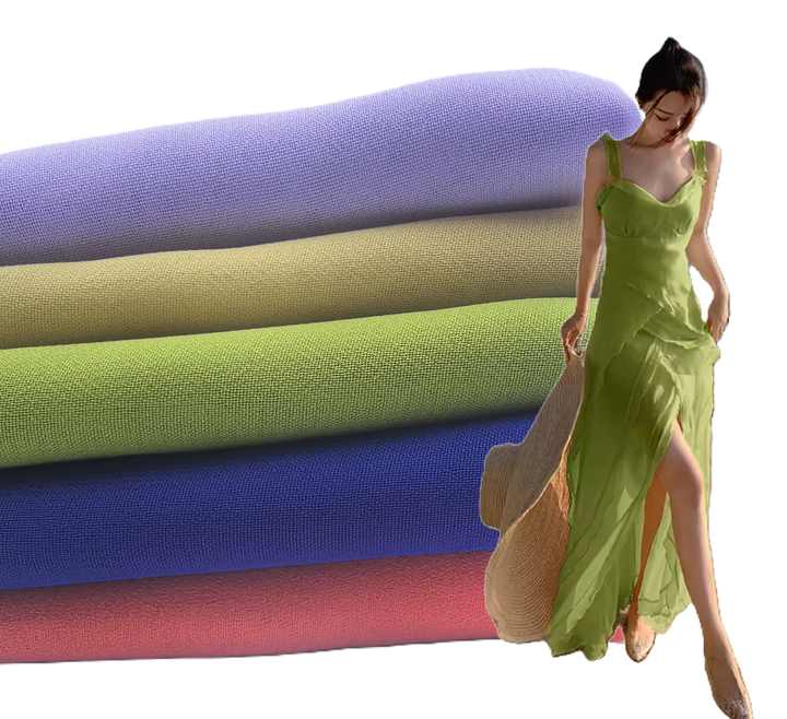 High Quality 75D Chiffon Fabric for Dresses 
