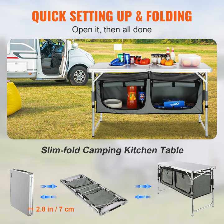 Portable Folding Outdoor Camping Table 