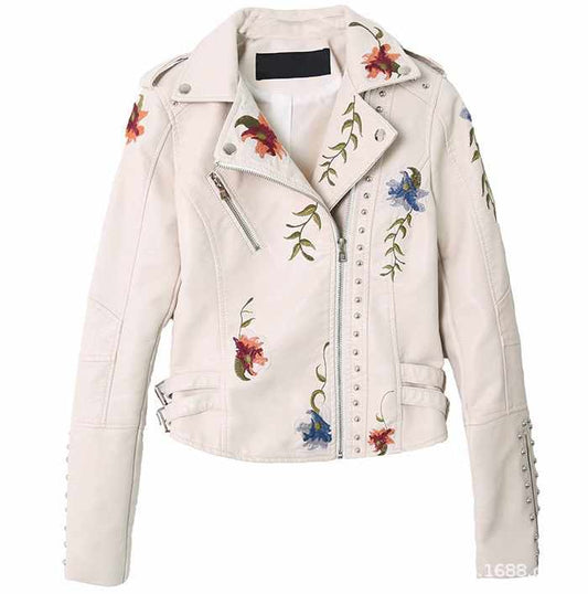Women's faux leather jacket 