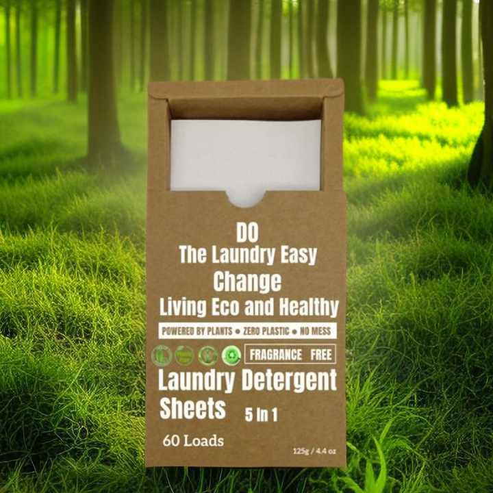 Detergent Sheets Eco Friendly Laundry 