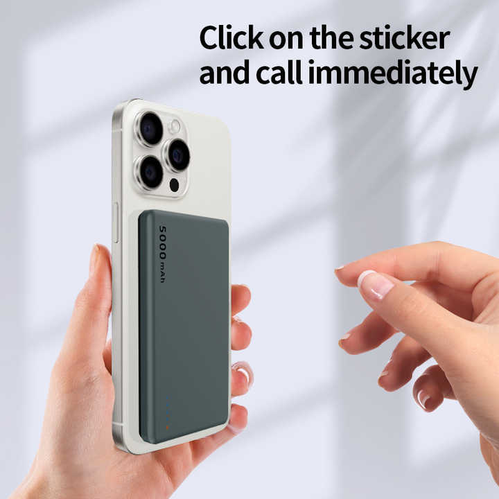 Portable magnetic power bank 