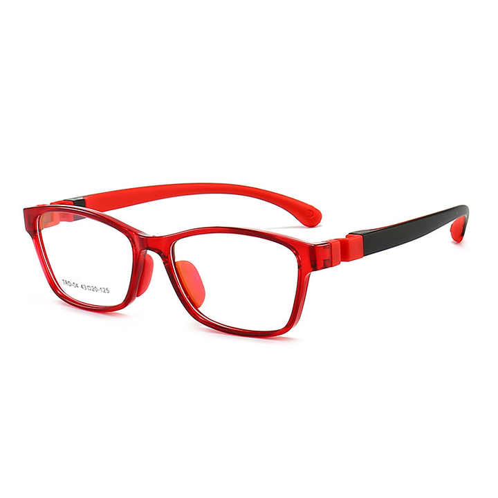 Anti-blue silicone frame children's glasses 