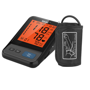 مقياس ضغط الدم الرقمي المحمول جهاز قياس . Portable Digital Blood Pressure Monitor Upper Arm Blood