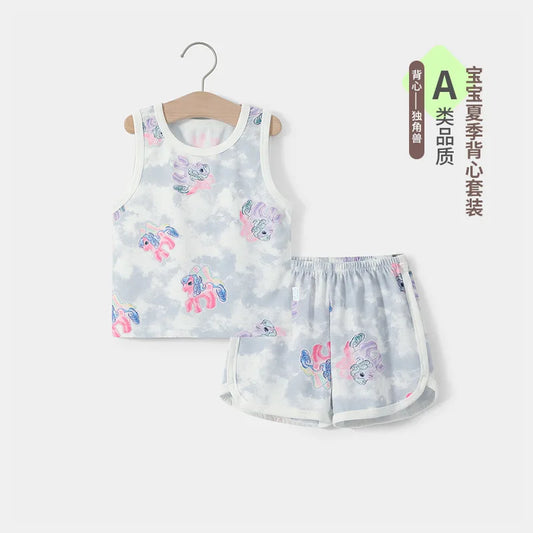 Girls' Summer Shorts Set 