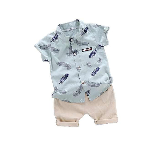 Boys Shorts Top Quality Kids Summer Clothing Set 