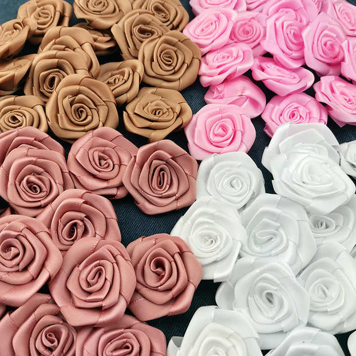 Mini High Quality Satin-Small Rose 