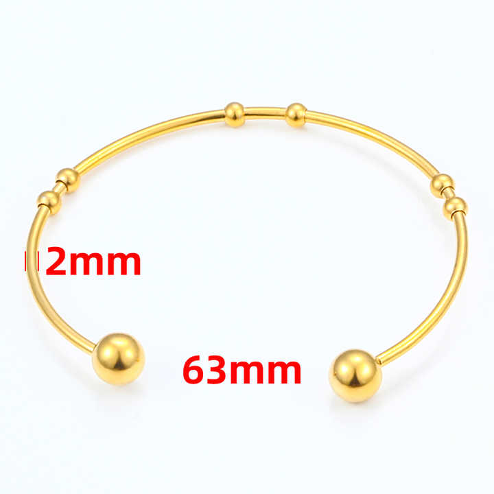 High Quality 18k Gold Plated Stainless Steel Bracelet 