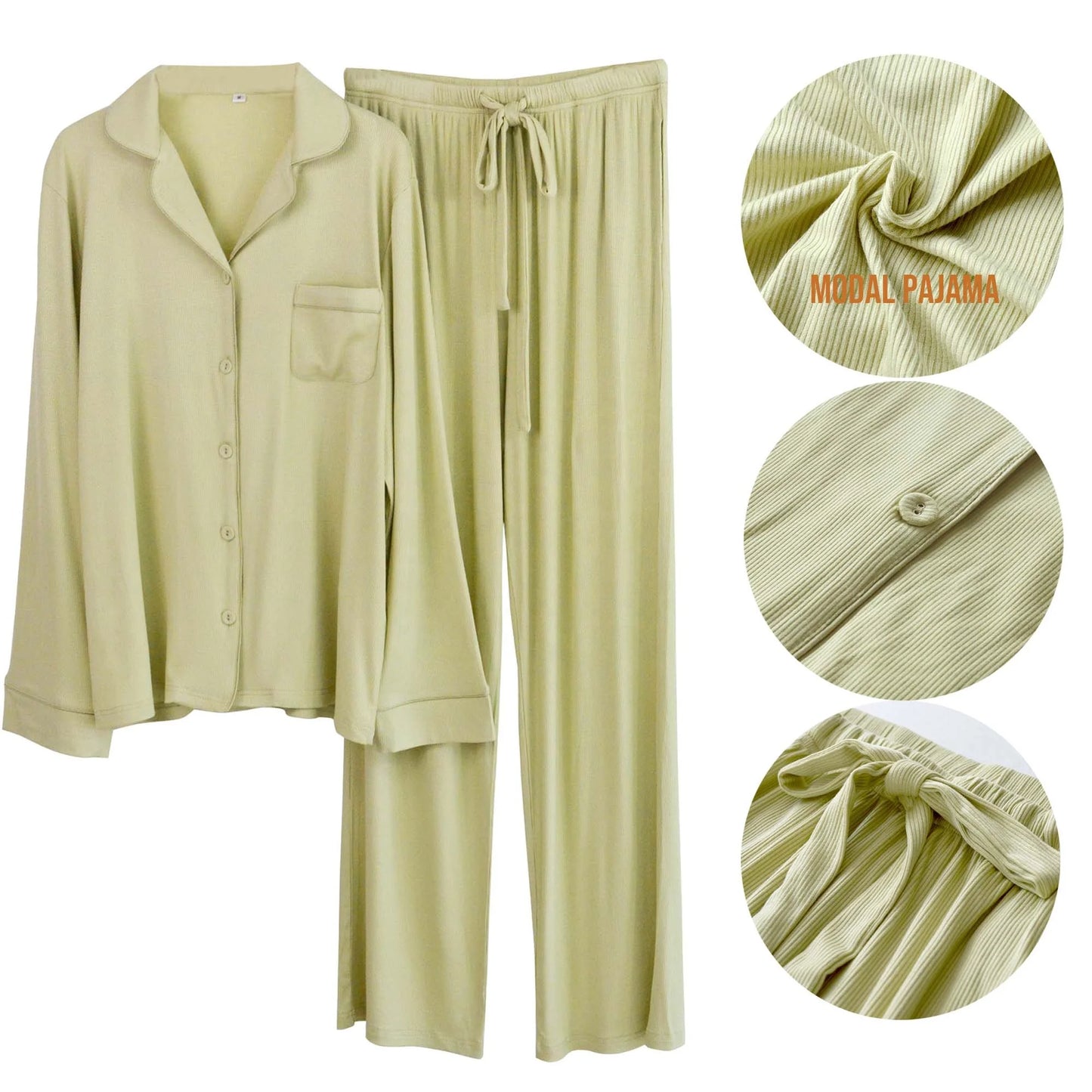 ملابس نوم نسائية محبوكة Women's Soft Knitted
