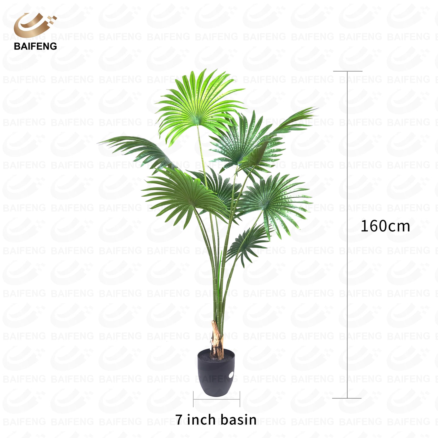 Artificial palm trees