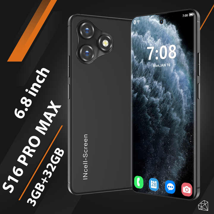 Smartphone 16 Pro 4G 3G + 32GB 5+8inch New Smart TV 16 Pro 4G 3G + 32GB 5+8inch 