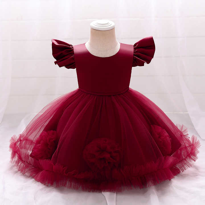 Hot Selling Baby Apparel Toddler Clothes-Girls Evening Dress 