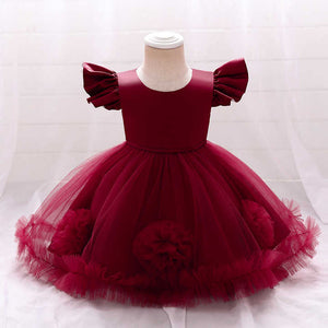 Hot Selling Baby Apparel Toddler Clothes-Girls Evening Dress 
