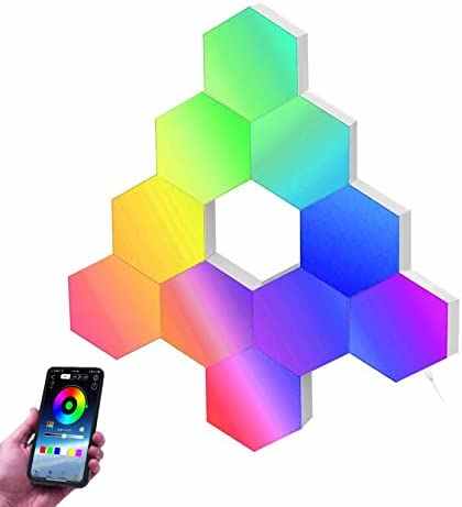 Hexagonal wall lamp