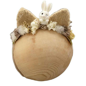 Newborn Photography Props, Handmade Headwear, Baby Supplies, Bunny Hairpin, Hair Clip, Photo Props, Headwearمستلزمات أطفال حديثي الولادة للتصوير الفوتوغرافي ، أغطية رأس يدوية ، مستلزمات أطفال ، دبوس شعر أرنب ، دبوس شعر ، إكسسوارات صور ، أغطية رأس