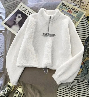 Thick cropped hoodie 