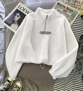 Thick cropped hoodie 
