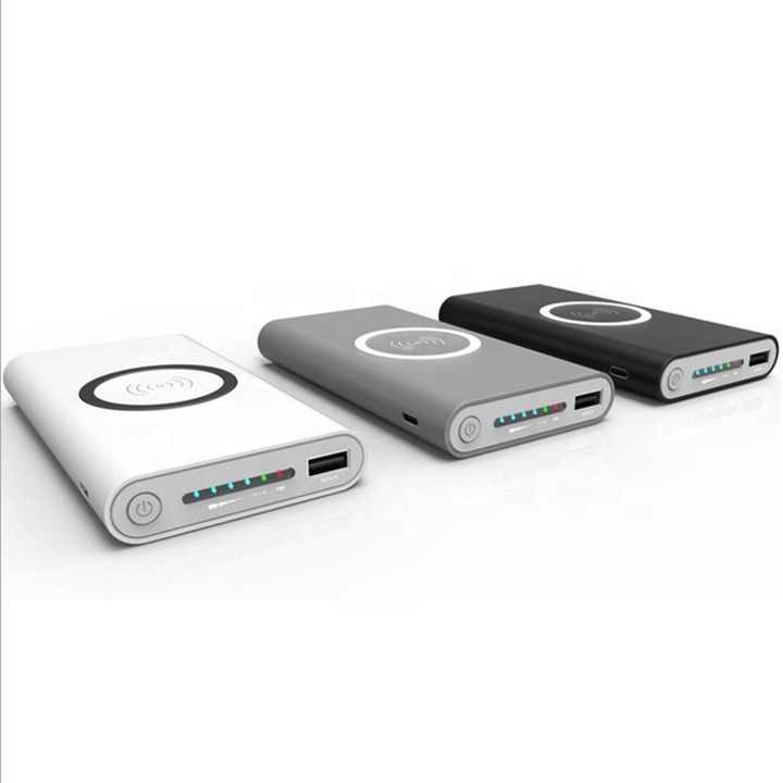 Power bank that supports wireless charging 