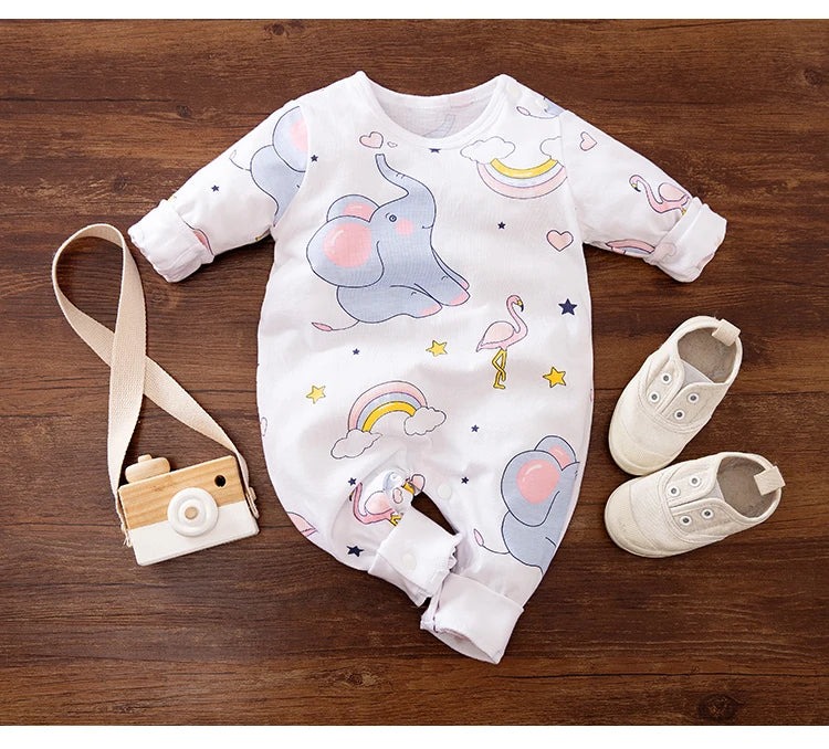 Newborn Baby Clothes Long Sleeve Romper