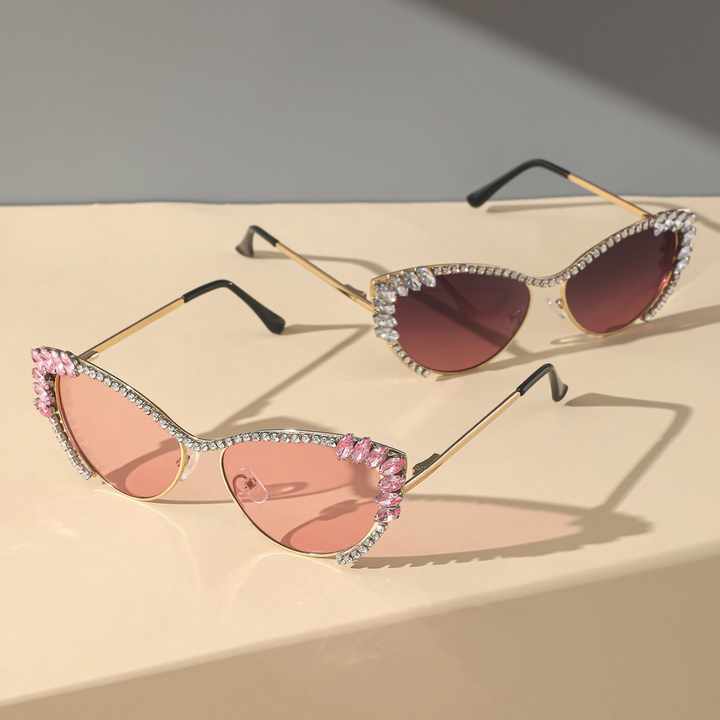 Arrival tweed Style Cat Eye Sunglass-New Sunglasses 