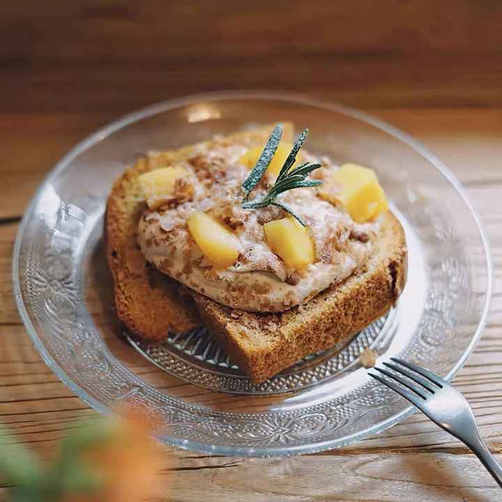 أطباق سلطة فواكه زجاجية  glass fruit salad plates