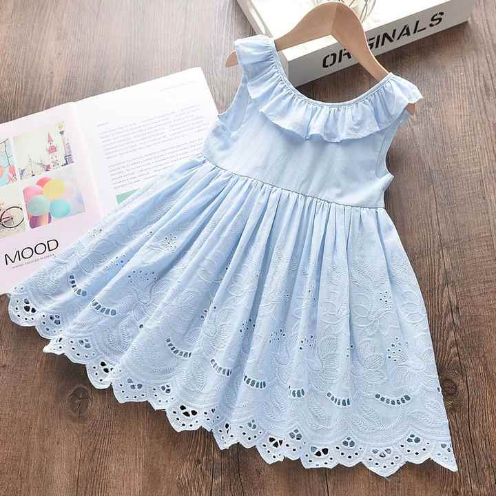 Dresses for Girls Clothes Embroidery Vestid Girls Summer Dress 