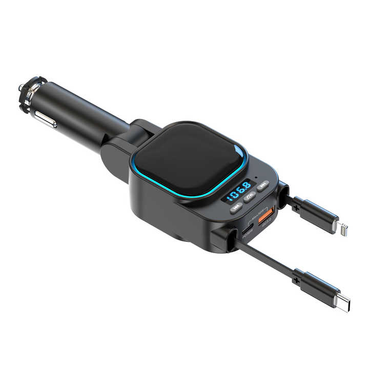 96W Super Charger Wireless Bluetooth FM Transmitter 