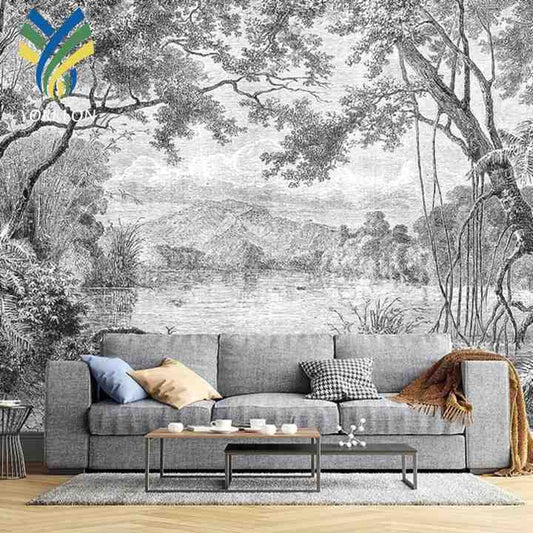 Custom 3D Flower Print Mural Wallpaper 