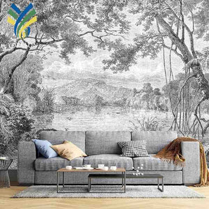 Custom 3D Flower Print Mural Wallpaper 