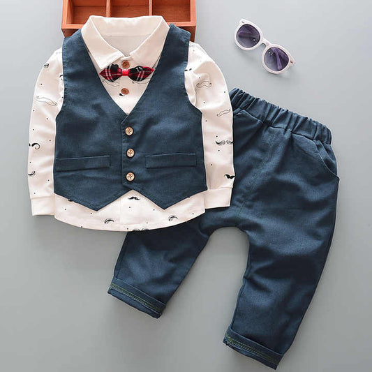 Big Sale on Kids Casual Suits, 3 Piece Jacket Set 