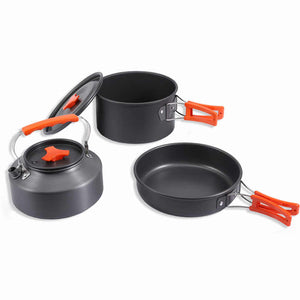 Camping Cookware Set with Storage Bag, Cookware Set, 