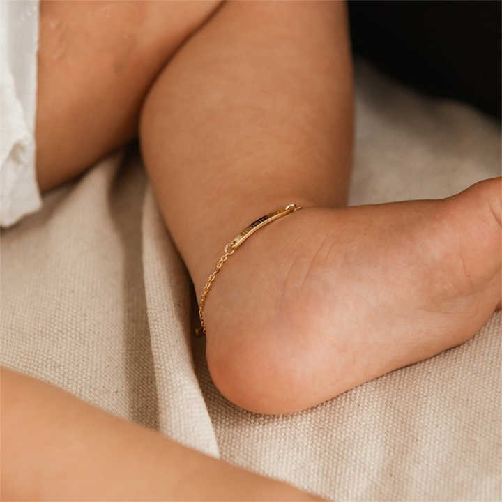 Children's Accessories Stainless Steel Kids Anklet Bracelet 