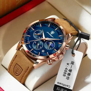 POEDAGAR Men's Quartz Watch Sports Water Resistant. 