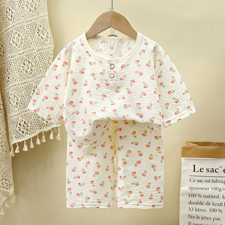 Long sleeve home clothing set 