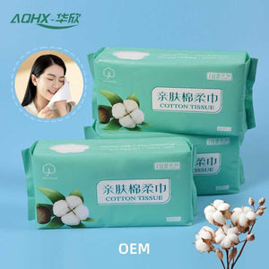 OEM Large Size 20*20cm Disposable Cotton Wipes 