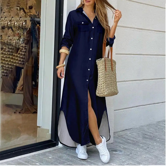 New long-sleeved dress 