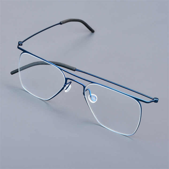 Ultralight titanium eyeglass frame 
