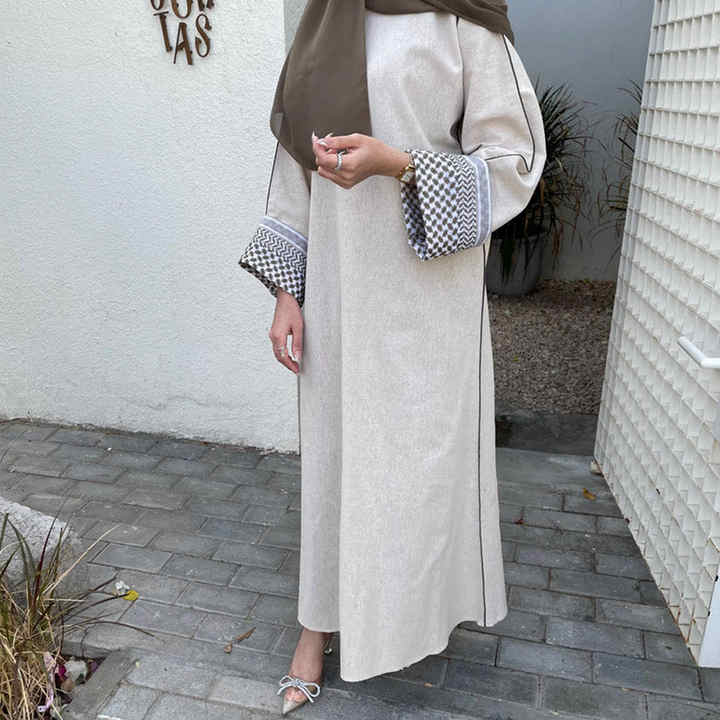 New Turkish colorful abaya