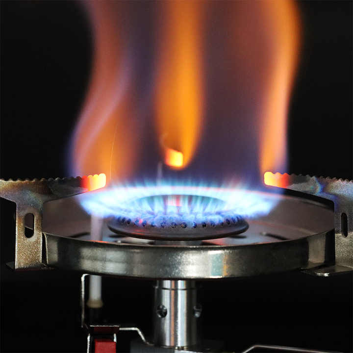 ملحق موقد غاز للتخييم مصنوع . Folding Steel Camping Gas Stove Accessory