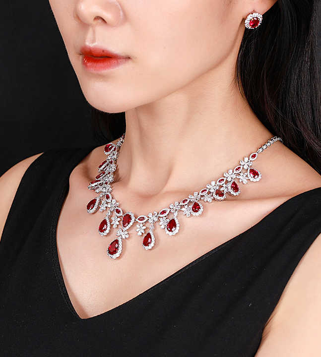 New Luxury 925 Sterling Silver Necklace 