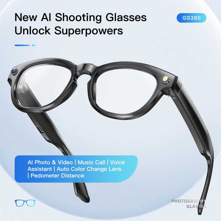 نظارات ذكية نسائية للبلوتوث مع كاميرا آي فون نظارات قراءة متوافقة مع الكاميرا Women's Bluetooth Smart Glasses with iPhone Camera Reading Glasses Compatible with Camera