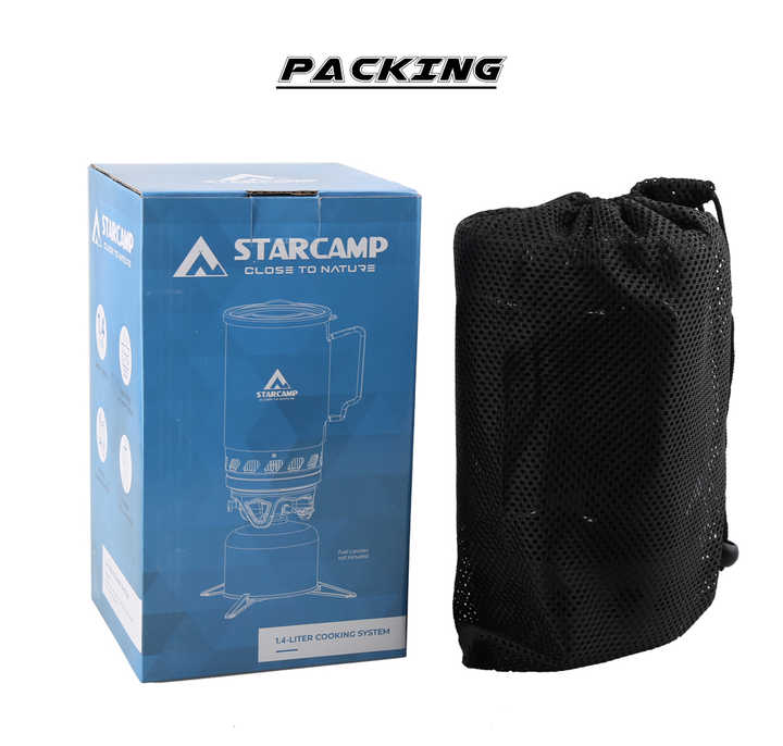 Starcamp 1400ml Single Backpack for Hiking, Camping, 