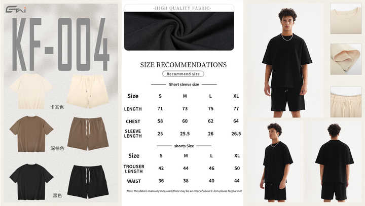 Men's clothing set. 