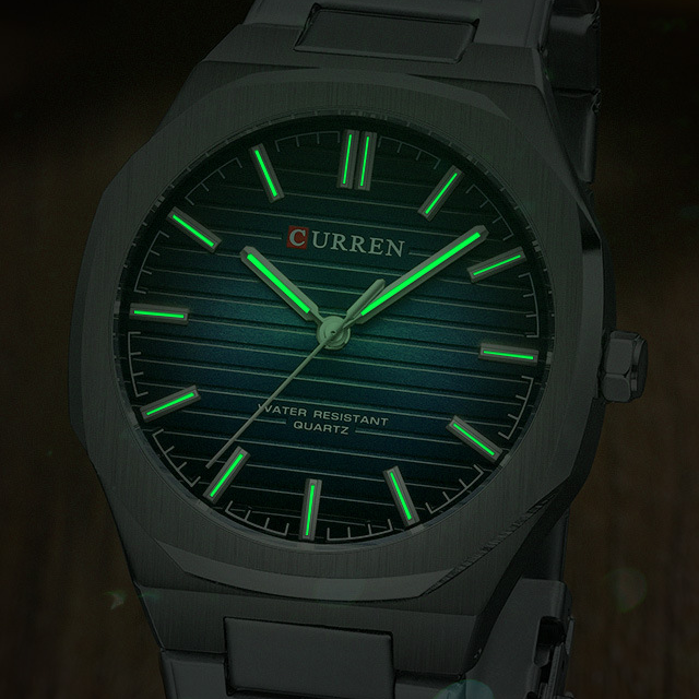 ساعة CURREN 8456 للرجال، كوارتز ياباني، عالية . CURREN 8456 Men's Watch, Japanese Quartz